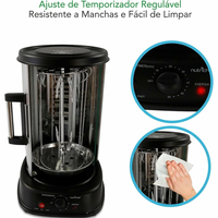 Nutrichef - Churrasqueira Vertical Rotativa